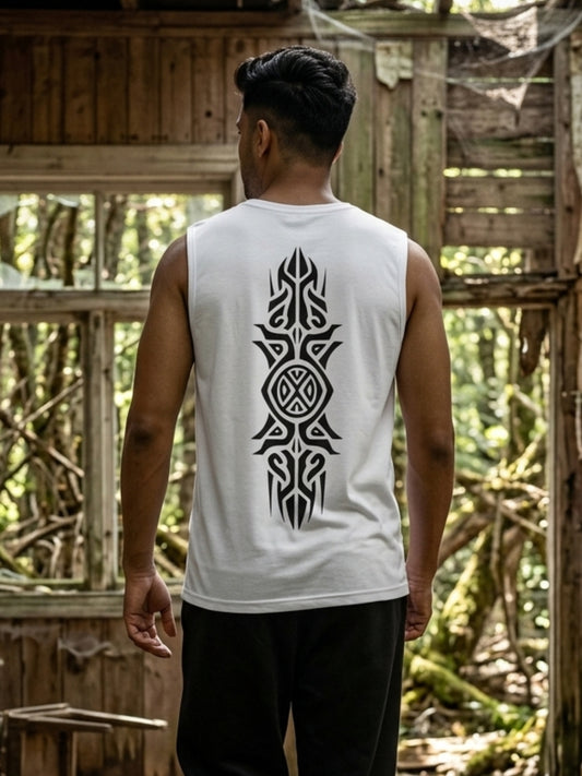 Future Tribe Sleeveless Cotton T-Shirt