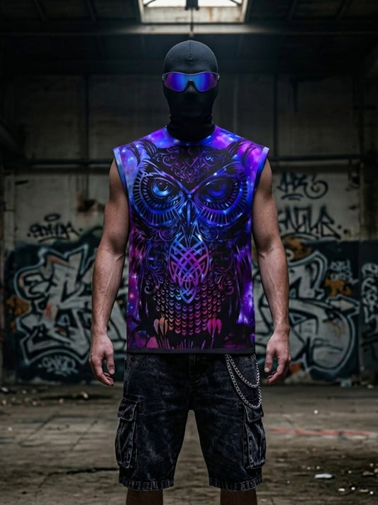Galactic Owl Sleeveless Tee