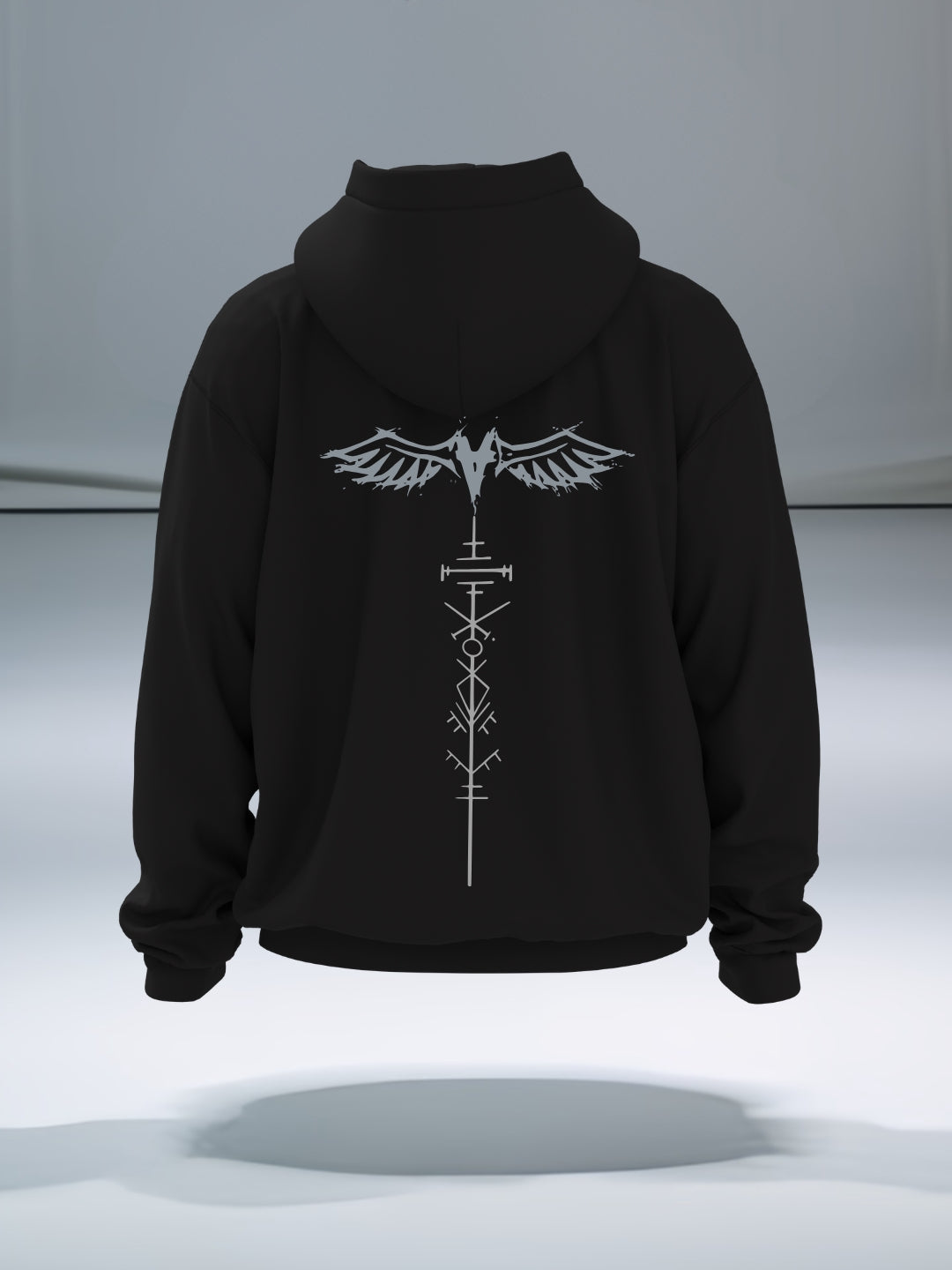 Nordic Raven Oversized Hoodie