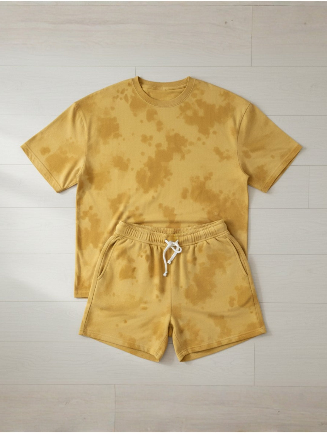 Yellow Tie-Dye Co-ord Set