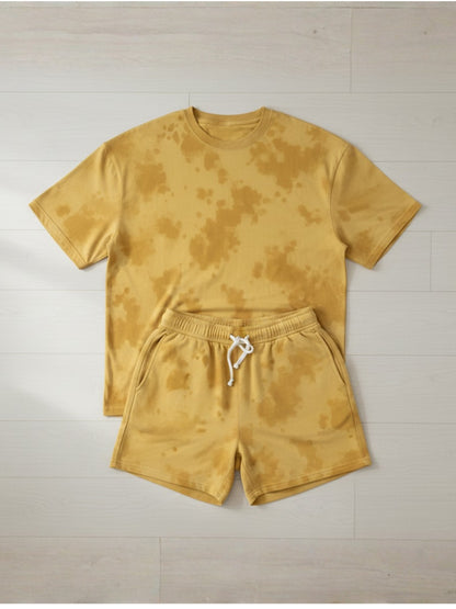 Yellow Tie-Dye Co-ord Set