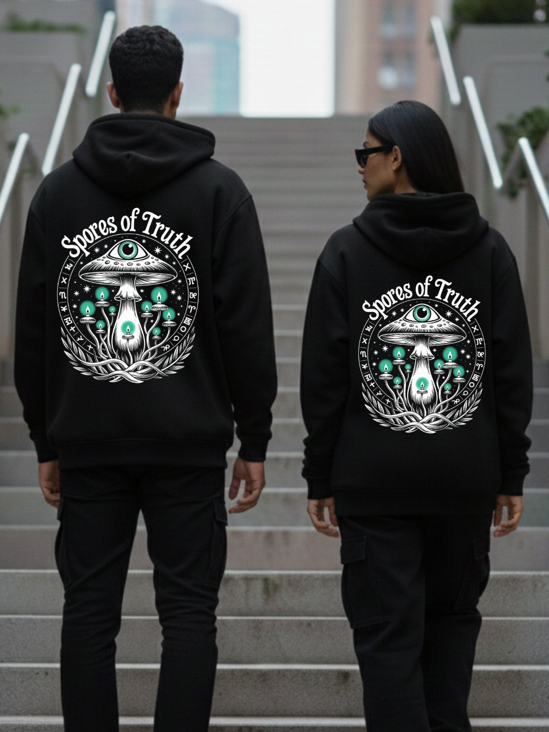 SporeSight Unisex Premium Zip Hoodie – 400 GSM Cotton Blend