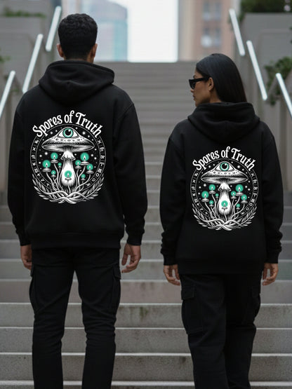 SporeSight Unisex Premium Zip Hoodie – 400 GSM Cotton Blend