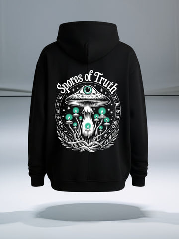 SporeSight Unisex Premium Zip Hoodie – 400 GSM Cotton Blend