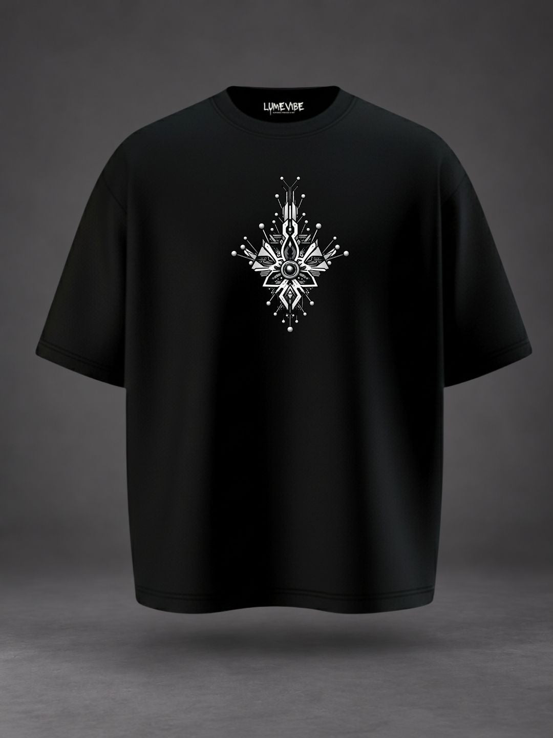 Geometric Glow Oversized T-Shirt